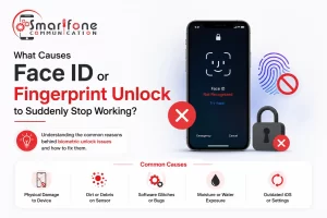 causes Face ID or fingerprint