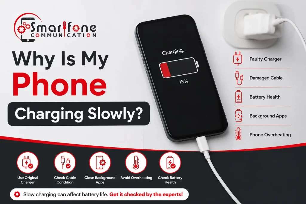 Phone charging slowly